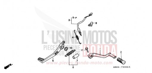 PEDALE NSR125RX de 1999